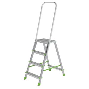 Стремянка стальная с алюминиевыми ступенями 4 ступени 80 мм 0,809 м Новая высота