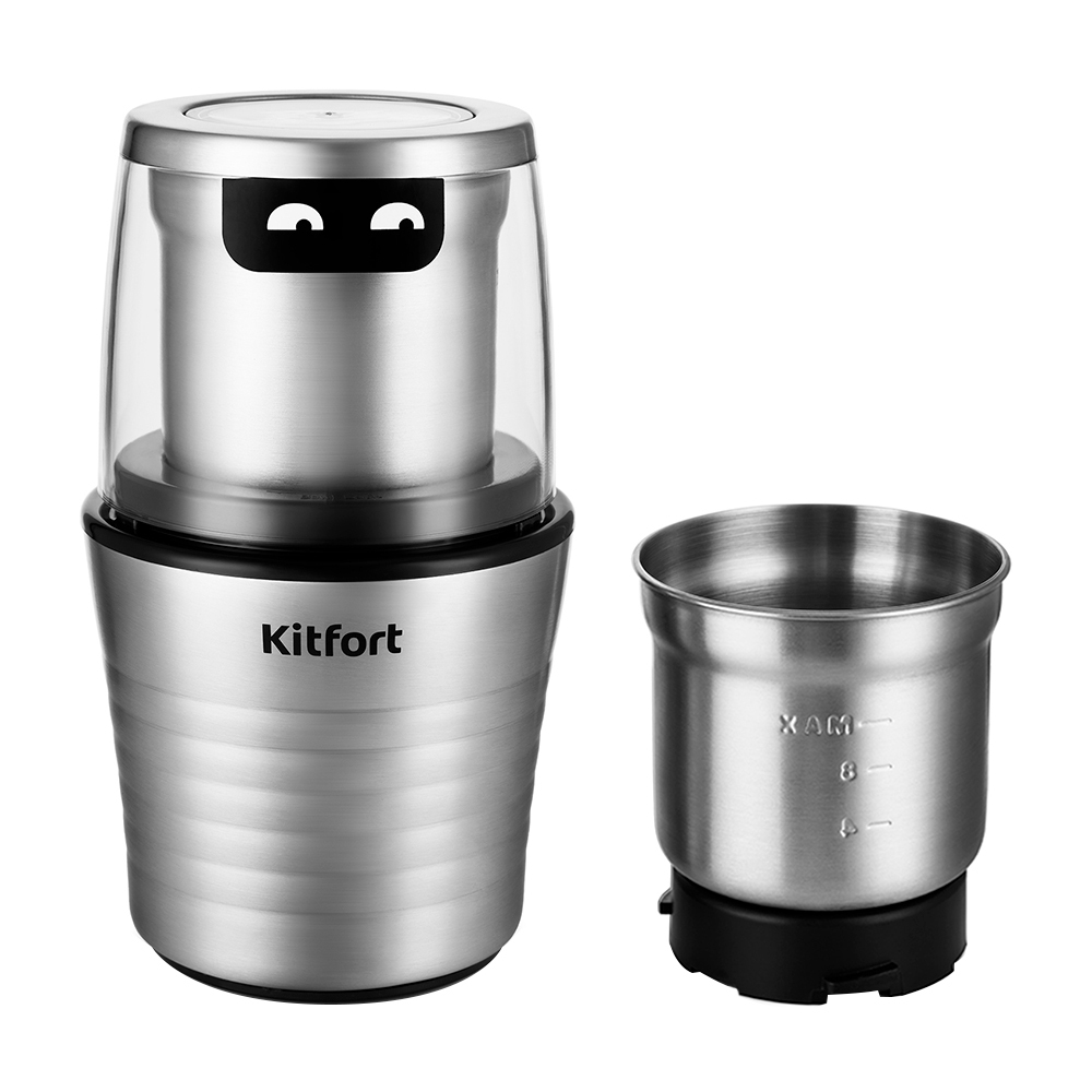 original-26002.jpg Кофемолка электрическая Kitfort КТ-773 серебро/черная — изображение 1