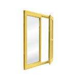 Окно деревянное Timber&style 1160х1000х45 мм 2 створки левая глухая правая поворотная