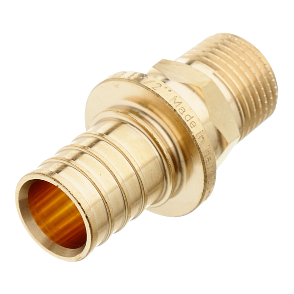 original-26427.jpg Соединитель прямой Stout 25 мм х 1/2 НР(г) латунный (SFA-0001-002512) — изображение 1