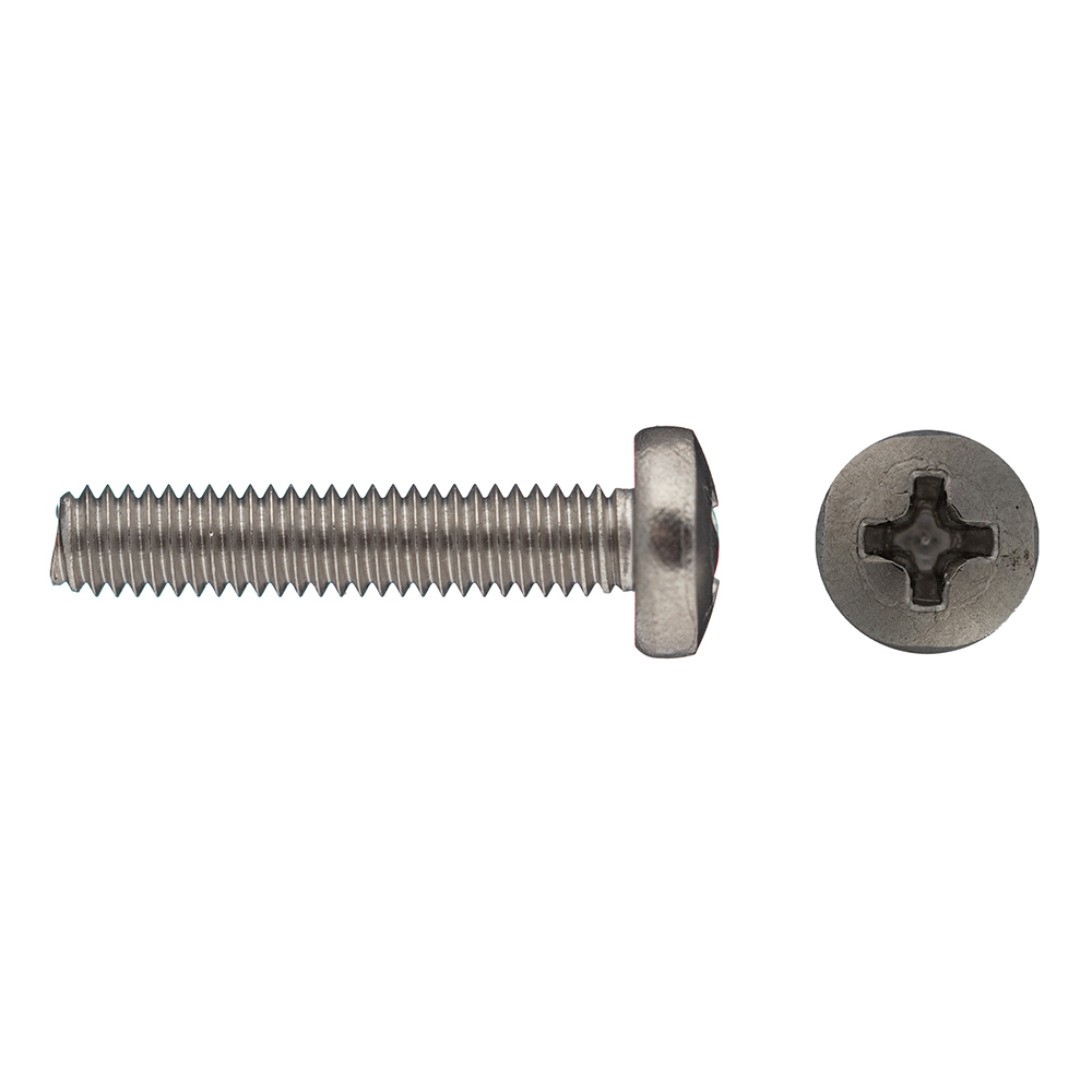 original-26512.jpg Винт нержавеющая сталь M4x20 мм DIN 985 полукруглая головка (10 шт.) — изображение 1
