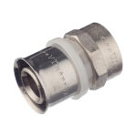 Соединитель прямой VALTEC (VTm.202.N.002605) 26(пресс) х 3/4 ВР(г)