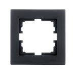 Рамка Lezard Vesna одноместная черный бархат (742-4200-146)