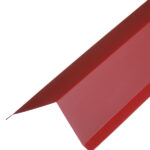 Планка торцевая для металлочерепицы 100х80 мм 2 м красное вино RAL 3005
