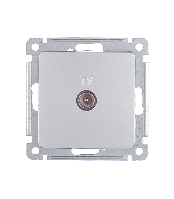 original-26650.jpg Розетка телевизионная Hegel Master встраиваемая серебро (РСТВ-401-06) — изображение 1