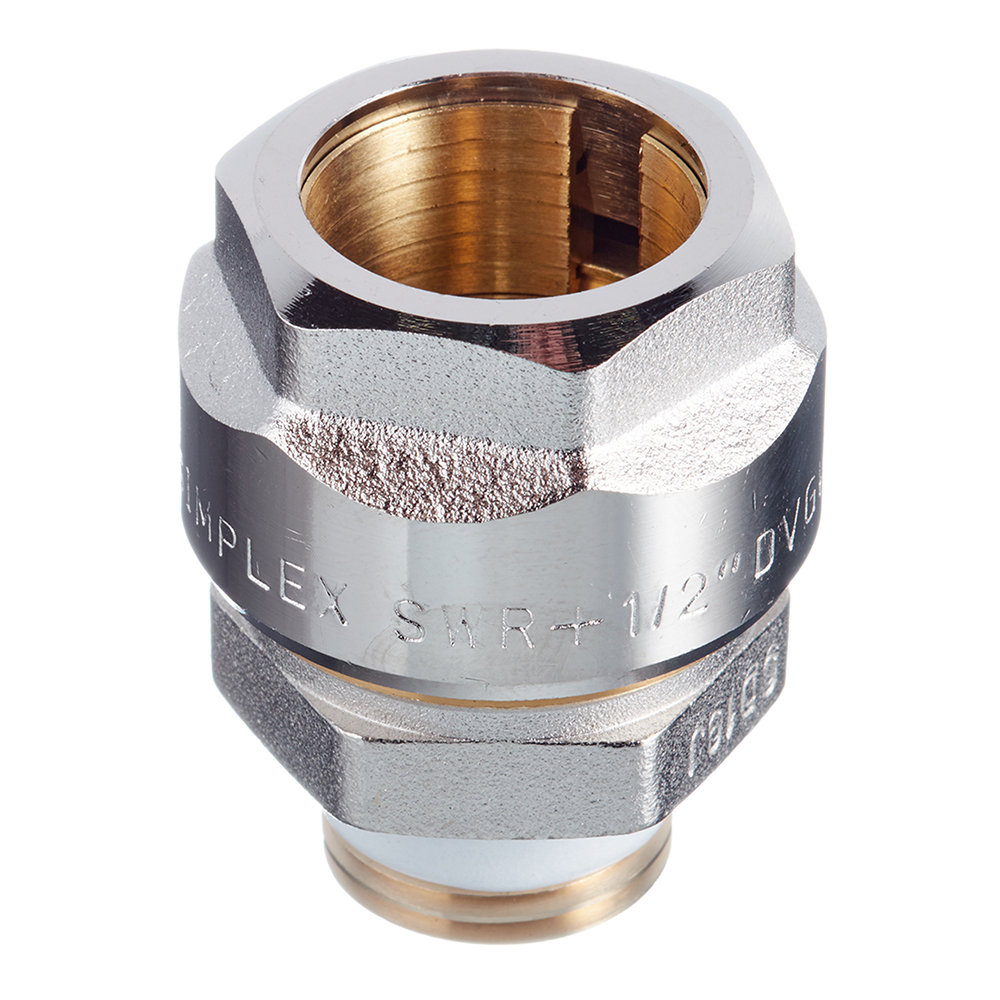 original-2666.jpg Адаптер трубный Simplex Plus 1/2 х G 1/2 НР для стальных труб (F13078) — изображение 1