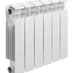 Радиатор биметаллический Rifar Base 350 мм 6 секций 1" боковое подключение белый