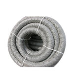 Труба дренажная гофрированная ДГТ-ПНД d200 мм SN4 с перфорацией в фильтре бухта 40 м