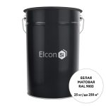 Грунт-эмаль по ржавчине 3в1 Elcon белая RAL 9003 матовая 25 кг