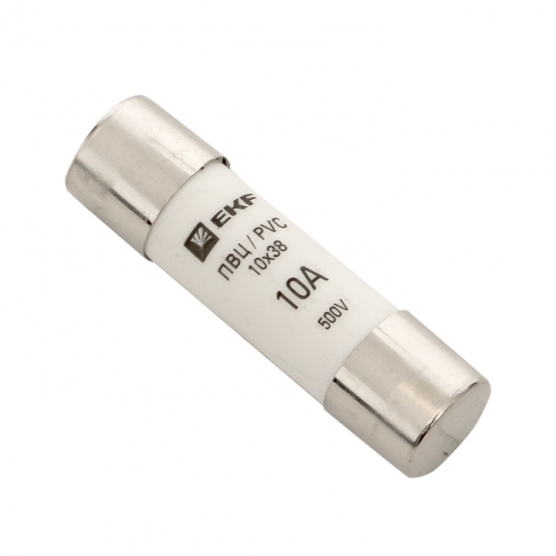 original-26961.jpg Вставка плавкая EKF ПВЦ 2P 10А 50 кА 500 В цилиндрическая (20 шт.) (pvc-10х38-10) — изображение 1