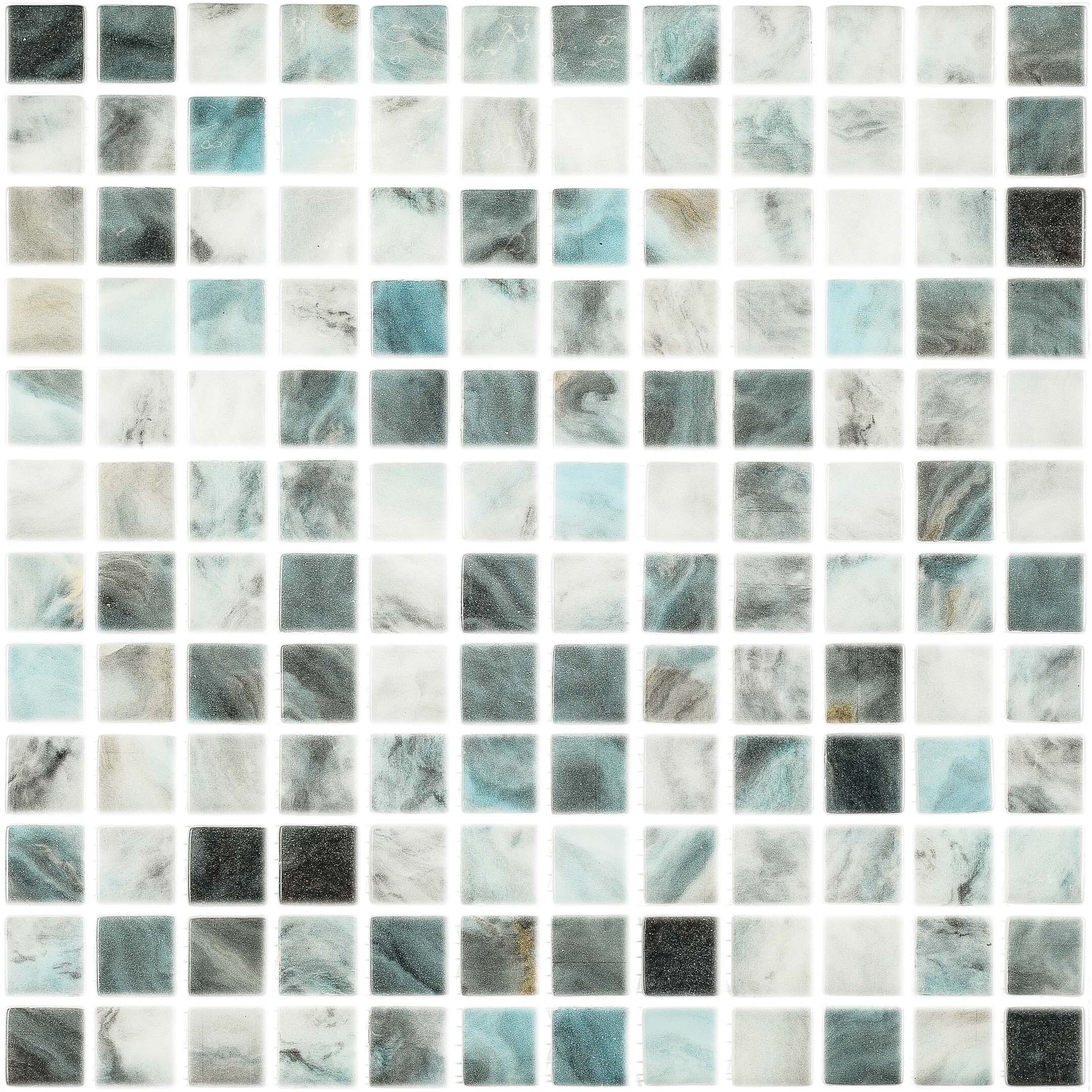 original-27070.jpg Мозаика Vidrepur Nature Air Force голубая стеклянная 317х317х4 мм глянцевая — изображение 1