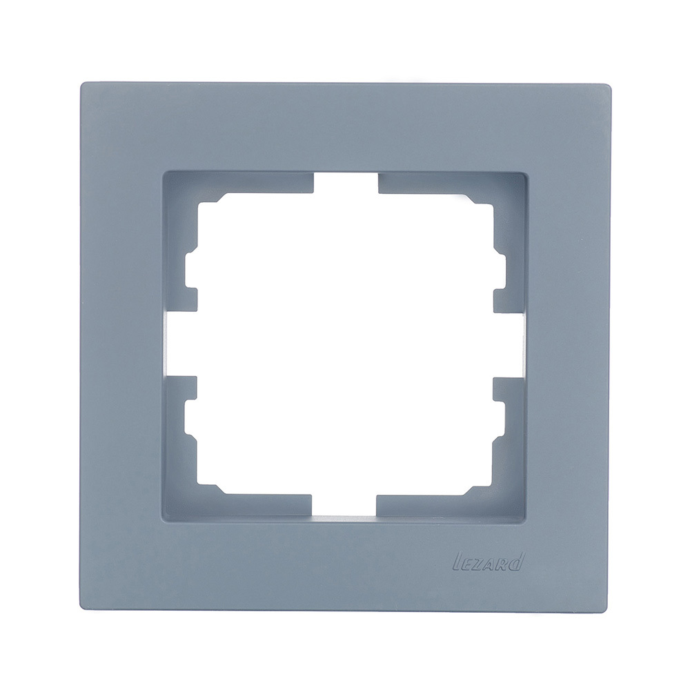 original-27237.jpg Рамка Lezard Vesna одноместная графит (742-3400-146) — изображение 1