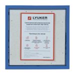 Люк ревизионный под плитку Lyuker К стальной 400х400 мм скрытый нажимной