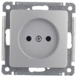 Розетка Hegel Master встраиваемая серебро (РС16-401-06)
