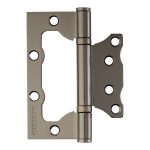 Петля Fuaro 500-2BB/BL бабочка универсальная неразъемная 100х2,5 мм черный глянец