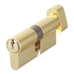 Цилиндр Corsa Deco 70 35х35 мм ключ/вертушка золото