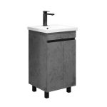 Тумба под раковину Comforty Варадеро 50 см напольная бетон светлый (00-00021603CF)