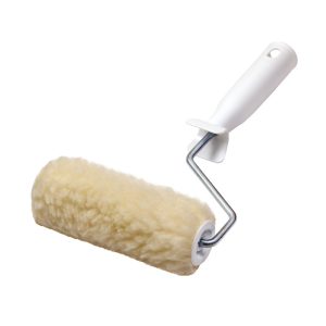 Валик натуральный мех 140 мм d42 мм ворс 12 мм для алкидной основы с ручкой