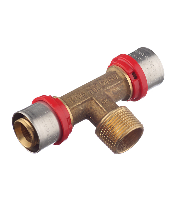 original-27993.jpg Тройник Tiemme 26(пресс) х 3/4 НР(ш) х 26(пресс) — изображение 1