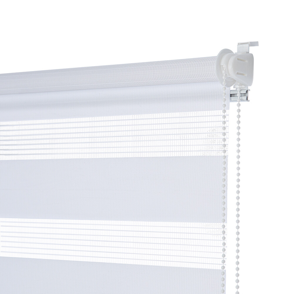 original-2830.jpg Рулонная штора день-ночь 80х160 см Decofest Бейс мини белая — изображение 1