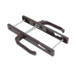 Ручка для металлопластиковой двери коричневая двусторонняя