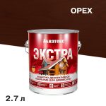 Антисептик Акватекс Экстра декоративный для дерева орех 2,7 л