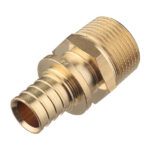 Соединитель прямой Stout 20 мм х 3/4 НР(ш) латунный (SFA-0001-002034)