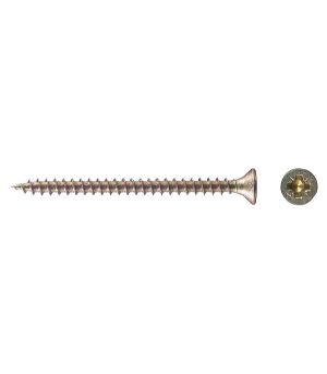 Саморезы универсальные 40x3,0 мм желтые (200 шт.)