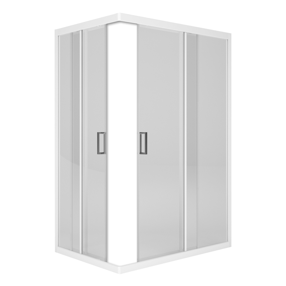 original-28809.jpg Душевой уголок Метакам Universal белый 120х80х185 см прямоугольник стекло прозрачное 4 мм (KKS_014547) — изображение 1