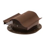 Аэратор Поливент КТВ-вентиль для готовой кровли из гибкой черепицы коричневый RAL 8017