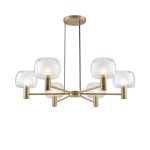 Люстра подвесная Maytoni Vision E14 360 Вт 30 кв.м (MOD411PL-06G)