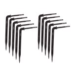 Капельница угловая 1/8 для систем полива Garden Show пластиковая (466790)