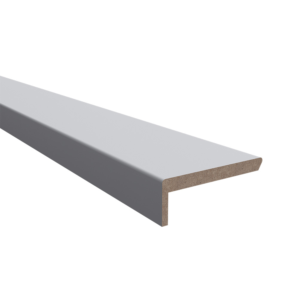 original-29245.jpg Наличник телескопический Мона 70х8х2140 мм эмаль светло-серый прямой (1 шт.) — изображение 1