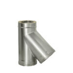 Тройник Дымок 45° х d115х200 мм с изоляцией AISI 439