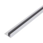 Планка угловая хром матовый 600х4,5 мм