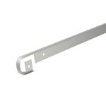 Планка Т-образная для столешниц 26-28 мм R9 матовый хром алюминий