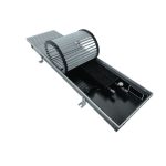 Конвектор внутрипольный Gekon Eco с 1 теплообменником 1400х180х90 мм боковое подключение