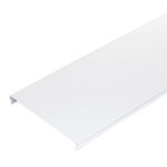 Рейка сплошная S-дизайн 4 м 100AS Эконом белая матовая