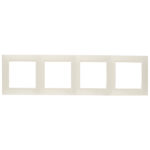 Рамка Simon 15 четырехместная слоновая кость (1500640-031)