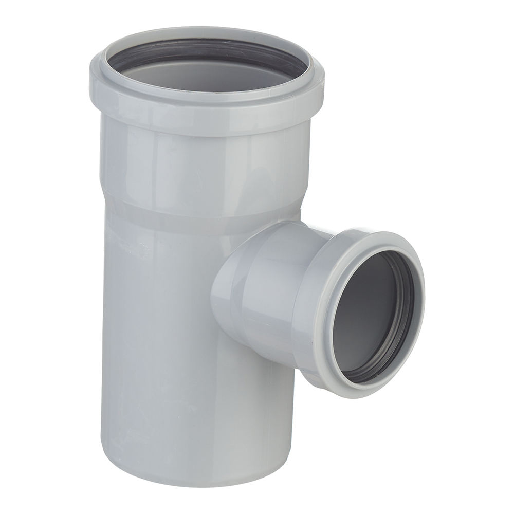 original-30642.jpg Тройник Ostendorf HTEA d75х50 мм 87° пластиковый для внутренней канализации (113410) — изображение 1