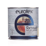 Лак алкидно-уретановый яхтный Eurotex бесцветный 0,75 л глянцевый