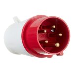 Вилка силовая прямая переносная EKF PROxima 3Р+РЕ+N 16 А 380 В IP44