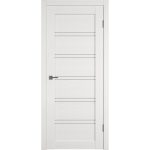 Дверь межкомнатная Атум 28 700х2000 мм ПВХ белая со стеклом с замком и петлями