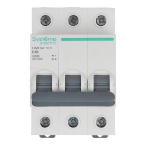 Автоматический выключатель модульный Systeme Electric City9 Set 3P 40А 4,5 кА 400 В (C9F34340)