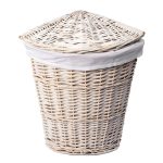 Корзина для белья WasserKraft Vils 390х390х560 мм 59,9 л белая (WB-560-L)