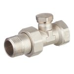 Клапан запорный Valtec 3/4 НР(ш) х 3/4 ВР(г) для радиатора (VT.020.N.05)