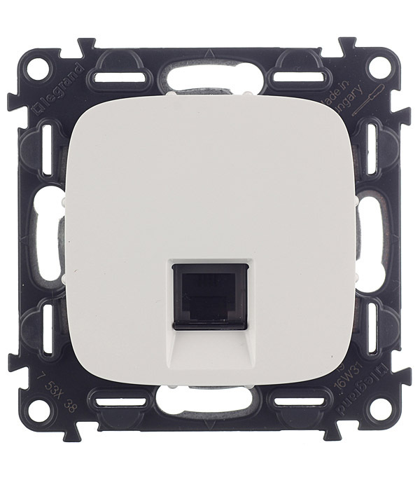 original-32226.jpg Розетка телефонная Legrand Valena Allure встраиваемая белая RJ11 (753738) — изображение 1