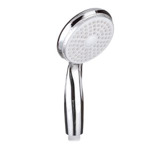 Лейка для душа Lemark d100 мм 1 режим без шланга пластик хром (LM8001C)