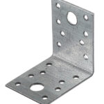 Уголок крепежный оцинкованный 70х70х55х2.5 мм