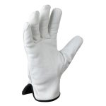 Перчатки утепленные кожаные защитные Jeta Safety белые 10 (XL) (JLE821)